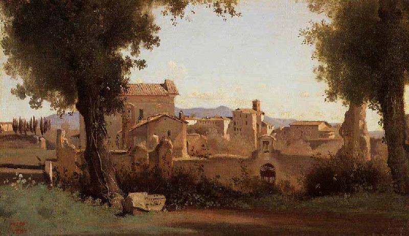 Jean-Baptiste Camille Corot View from the Farnese Gardens